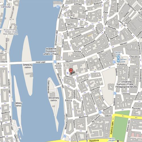 locate your prague apartment on the map