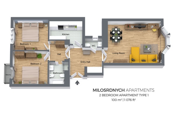 MILOSRDNYCH APARTMENTS